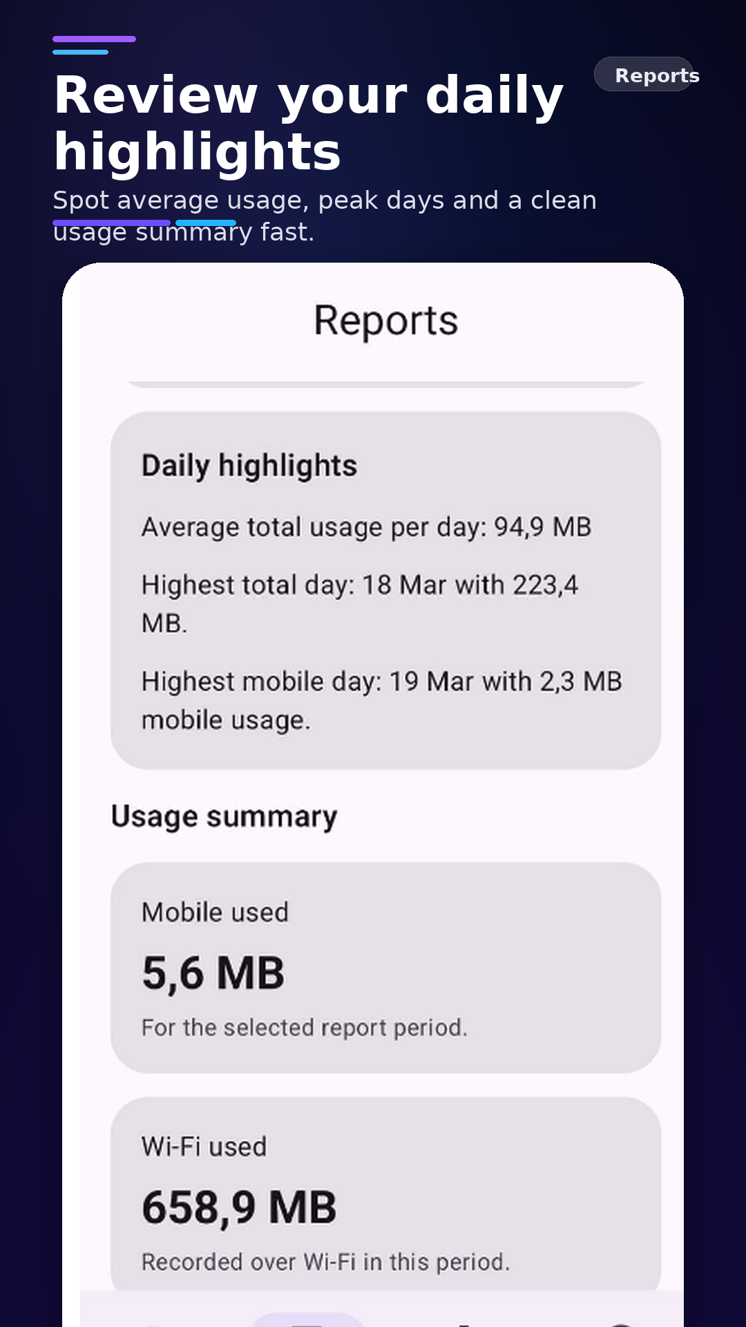 DataSense daily highlights screenshot